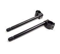 41mm 7/8" motorcycle cafe racer CNC Aluminum Fork Tube Clip-on Handlebar Replaceable Fit for CBR500R CBR600 ZX6R Ninja 650 SV650/S GSF600 BANDIT ZX600R Regular Black