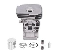 41mm Cylinder Head Kit High Performance Piston Gasket Bearing Replacement for 435 440 440E Chainsaw High Silicon Aluminum Alloy
