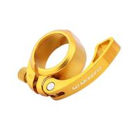 41mm Diameter Seatpost Clamp for Road Bikes, Lightweight Aluminum Alloy Construction (Gold)