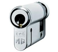 41mm Euro Single Cylinder Lock Keyed to Differ 15 Pin Polished Chrome Door