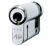 41mm Euro Single Cylinder Lock Keyed to Differ 15 Pin Polished Chrome Door