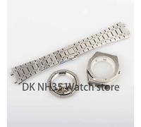 41mm Octagonal NH35 Watch Case/Strap for Royal Oak 31.8mm Dial NH35/NH36/4R36 Movement Sapphire Glass Stainless Steel Waterproof case and strap