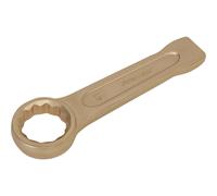 41mm Ring End Slogging Spanner - Non-Sparking - Short Profile Striking End