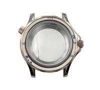 41mm Watch Case Domed Crystal Screw Crown for Omega Seamaster Diver 300M | 41mm 30ATM Water Resistant Case Domed Crystal Screw Down Crown Parts Men