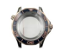 41mm Watch Case Domed Crystal Screw Crown for Omega Seamaster Diver 300M | 41mm 30ATM Water Resistant Case Domed Crystal Screw Down Crown Parts Men