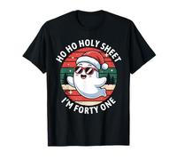 41st Birthday Christmas 41 Ghost Holy Sheet I'm Forty One T-Shirt