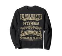 41st Birthday Gifts For Men Mythology Of December 1984 Sweatshirt