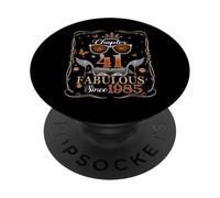41st Birthday Queen Chapter 41 Fabulous Since 1985 Women PopSockets Adhesive PopGrip