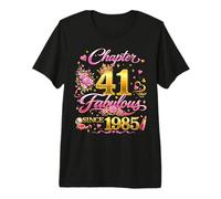 41st Birthday Queen Chapter 41 Fabulous Since 1985 Women Premium T-Shirt