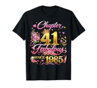 41st Birthday Queen Chapter 41 Fabulous Since 1985 Women T-Shirt
