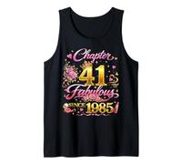 41st Birthday Queen Chapter 41 Fabulous Since 1985 Women Tank Top