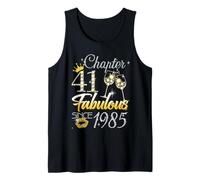 41st Birthday Queen Chapter 41 Fabulous Since 1985 Women Tank Top