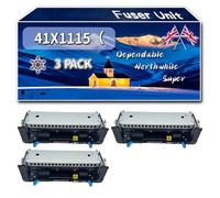 41X1115（110V） Fuser Unit Compatible for Lexmark B2865dw M5255 M5270 MS821dn MS821n MS822de MS823dn Printers, High-Definition Printing Effect with Chip, 180000 Pages (3 Pack Black)