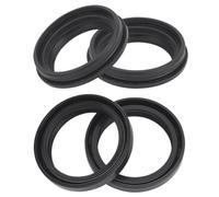 41x53x8 10.5 Motorcycle Front Fork Damper Oil Seal And Dust Seal 2-pack Compatible With Automotive Motorcycle Parts XVS650 GSF250(Dust and Oil seal)