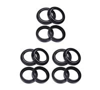 41x54x11 41 54 11 Motorcycle Front Fork Shock Absorber Oil Seal Dust Cover Lip Compatible With Models 1800 FLSS S SOFTAIL SLIM S 2016-2017(6pc Seal 6pc Cover)