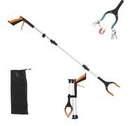 42.9'' Litter Pickers, Lightweight Grabber Stick with Comfortable Grip, Anti-Slip Helping Hand Grabber for Adults, Disabled and Elderly, Heavy Duty Pick Up Sticks