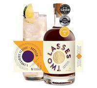 42% ABV Yorkshire Spiced Rum - 70cl Ginger Cake Flavoured Rum Made of 100% Sugarcane Molasses w/Vanilla, Caramel, Yorkshire Honey Notes - British Scratch Made & Triple Distilled by Two Lasses Spirits