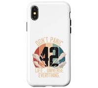 42 Answer to Life The Universe And Everything Don't Panic Case for iPhone X/XS