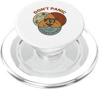 42 Answer to Life The Universe And Everything Don't Panic PopSockets PopGrip for MagSafe