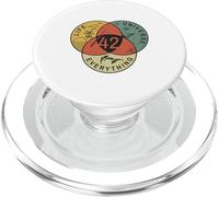 42 Answer to Life The Universe And Everything Don't Panic PopSockets PopGrip for MagSafe