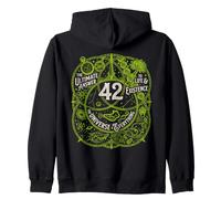 42 Answer to Life The Universe And Everything Zip Hoodie