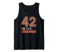 42 Answer to Life The Universe Everything Tank Top