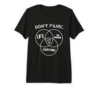 42 Answer to Life Universe and Everything Dont Panic Premium T-Shirt