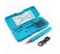 42-Bit Cordless Electric Screwdriver With Robust Magnetic Chuck System And 800mAh Energy Storage For Consistent Performance In Domestic Use(Blue)