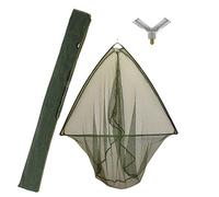 42" CARP PIKE FISHING LANDING NET WITH METAL BLOCK + STINK BAG NGT