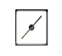 42 Cm/16.53in Fan And 45CM Cover 3D Fan Hologram Projector Remote Advertising Display Led Sign Holographic Lamp Projector Waterproof Vivid Visuals(P45 set Gray)