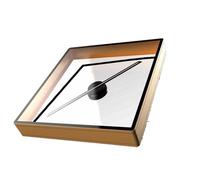 42 Cm/16.53in Fan And 45CM Cover 3D Fan Hologram Projector Remote Advertising Display Led Sign Holographic Lamp Projector Waterproof Vivid Visuals(P45 set Gold)