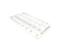 42 Hole Thread Gauge For Metric And SAE Screw Pitch Checking Nut Inspector Tool With Drill Size Reference Plastic Measurement Device For Workshop