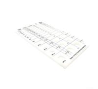 42 Hole Thread Gauge Metric and SAE Drill Gauge Screw Nut Inspector with Measuring Rules