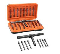 42 in 1 Magnetic Ratchet Screwdriver Set, Multi Bit Ratcheting Torx Screwdriver Sets with Detachable T Handle Portable Repair Tool Kit for Gifts, Furniture, Computer, Bicycle and DIY