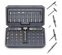 42 in 1 Magnetic Screwdriver Set, 24 in 1 DIY Screwdriver Set Ratchet Handle Detachable Versatile Toolkit for PC, Furniture, Bicycle