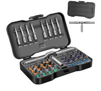 42 in 1 Magnetic Screwdriver Set, DIY Ratchet Screwdriver Set, Multi Bit Magnetic Drive Set with Detachable Ratchet Handle, Portable Compact Repair Tool Kit