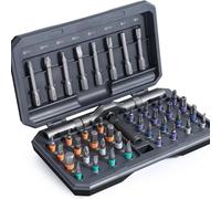 42 in 1 Magnetic Screwdriver Set, Multi Bit Combination Ratchet Screwdriver Set with T Detachable Handle, Magnetic Drive Repair Tool Kit for Ring Doorbell, Furniture,DIY,Electronics,Computer,Bicycle
