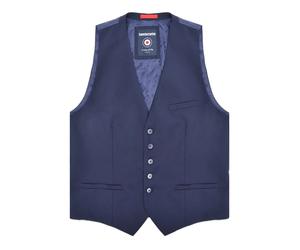 (42 in, Navy) Lambretta Mens Oscar Waistcoat