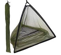 42" INCH CARP FISHING LANDING NET WITH STINK BAG SPREADER BLOCK - In Black & Green With a Deluxe Feel and Finish NO POLE OR HANDLE INCLUDED