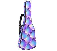 42 Inch Guitar Bag Guitar Case Backpack for Electric Guitar, Acoustic Bass Classical Guitar Ukulele Mandolin Mermaid Tail Pastel