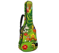 42 Inch Guitar Bag Guitar Case Backpack for Electric Guitar, Acoustic Bass Classical Guitar Ukulele Mandolin Bug Insects Houses