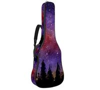 42 Inch Guitar Bag Guitar Case Backpack for Electric Guitar, Acoustic Bass Classical Guitar Ukulele Mandolin Starry Night Winter