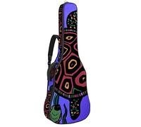 42 Inch Guitar Bag Guitar Case Backpack for Electric Guitar, Acoustic Bass Classical Guitar Ukulele Mandolin Turtle the Sea World
