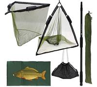42" Inch Large Carp Fishing Landing Net With dual Floats + Unhooking Mat + Sling + 2M HANDLE