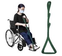 42 Inch Long Leg Lifter,Leg Lifter After Hip Replacement All Over with Aluminum Rod, Hip Kit for Seniors Total Hip Replacement Prime Large Rigid Foot Loop &Sturdy Multiple Handles(Green)