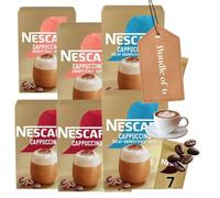 42 Instant Cappuccino Sachets Variety Bundle - 14 Pack Each of Unsweetened, Classic & Decaf Flavours - Barista-Style Instant Coffee Sachets On-the-Go