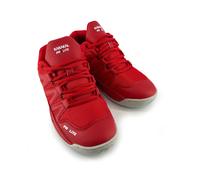 (42) Karakal Prolite Men's Squash Shoes Lightweight Breathable Mesh Upper Red Sneakers