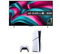 42" Lg C5 OLED evo AI 4K HDR Smart TV 2025 (OLED42C54LA) & PlayStation 5 (Model Group, Slim) Bundle