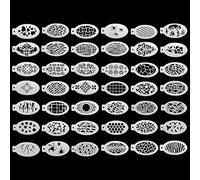 42 Pcs Stencils Drawing Template for Rock Painting Scrapbooking Paper Card Embossing Album Decor Drawing Stencils Kit for Girls