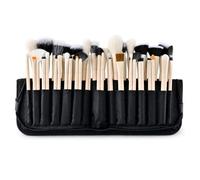 42-Piece Makeup Brush Set, Wood Handle, 42 brushes with black folding bag | Wool Fiber s, Brush Accessories, Studio, For General Public
